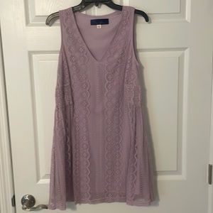 Lavender lace dress